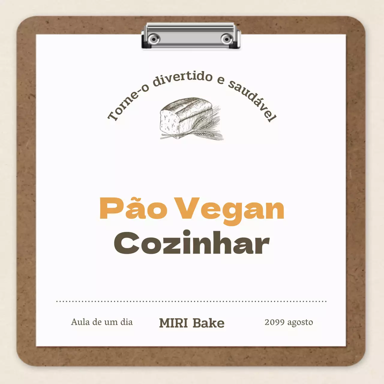Receita de um dia de aula de pastelaria castanha e vintage