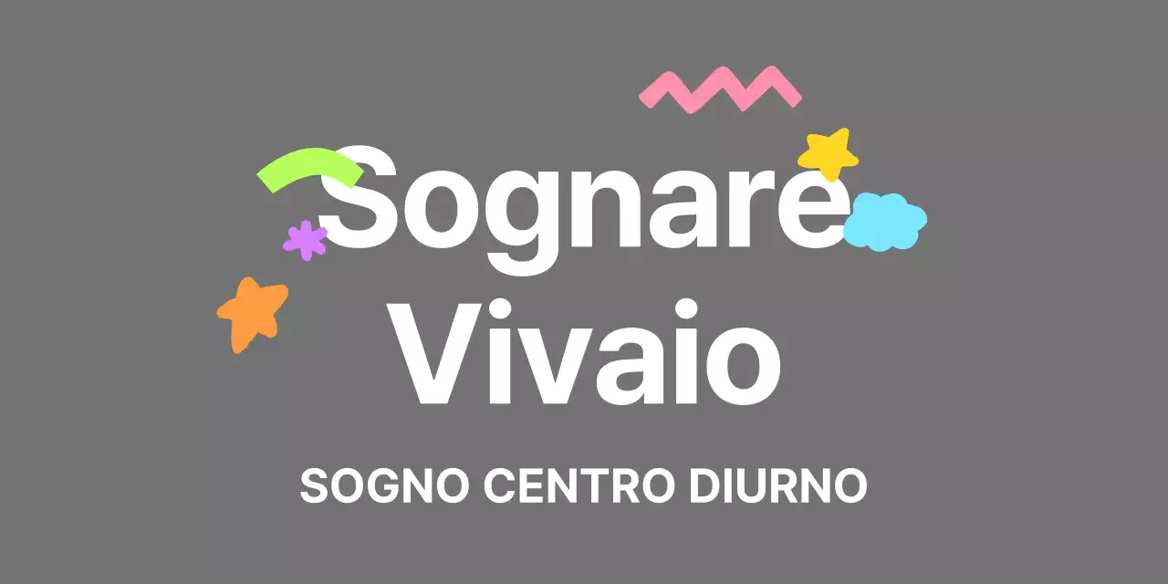 Un simpatico logo per l'asilo nido in un arcobaleno di colori