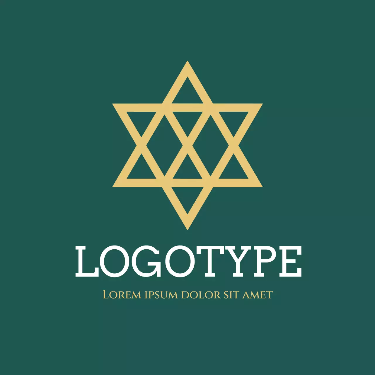 Green Geometric Design Logo