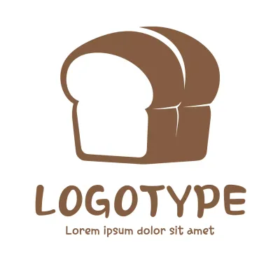 Brown Simple Bakery Logo