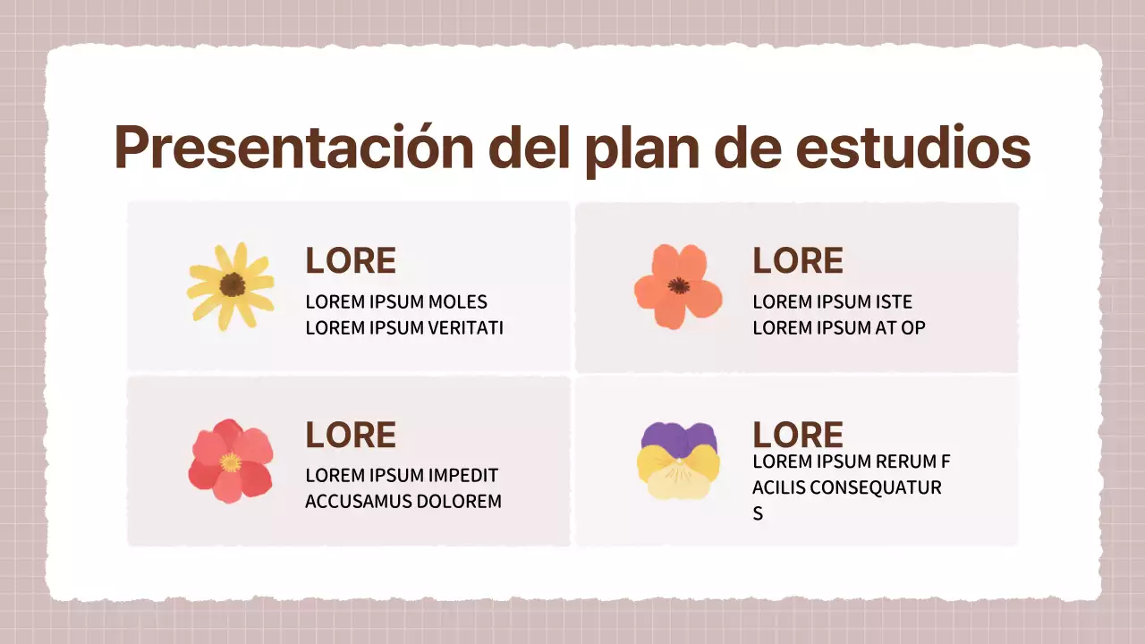 Un acogedor prospecto de escuela de arte en beige y marrón