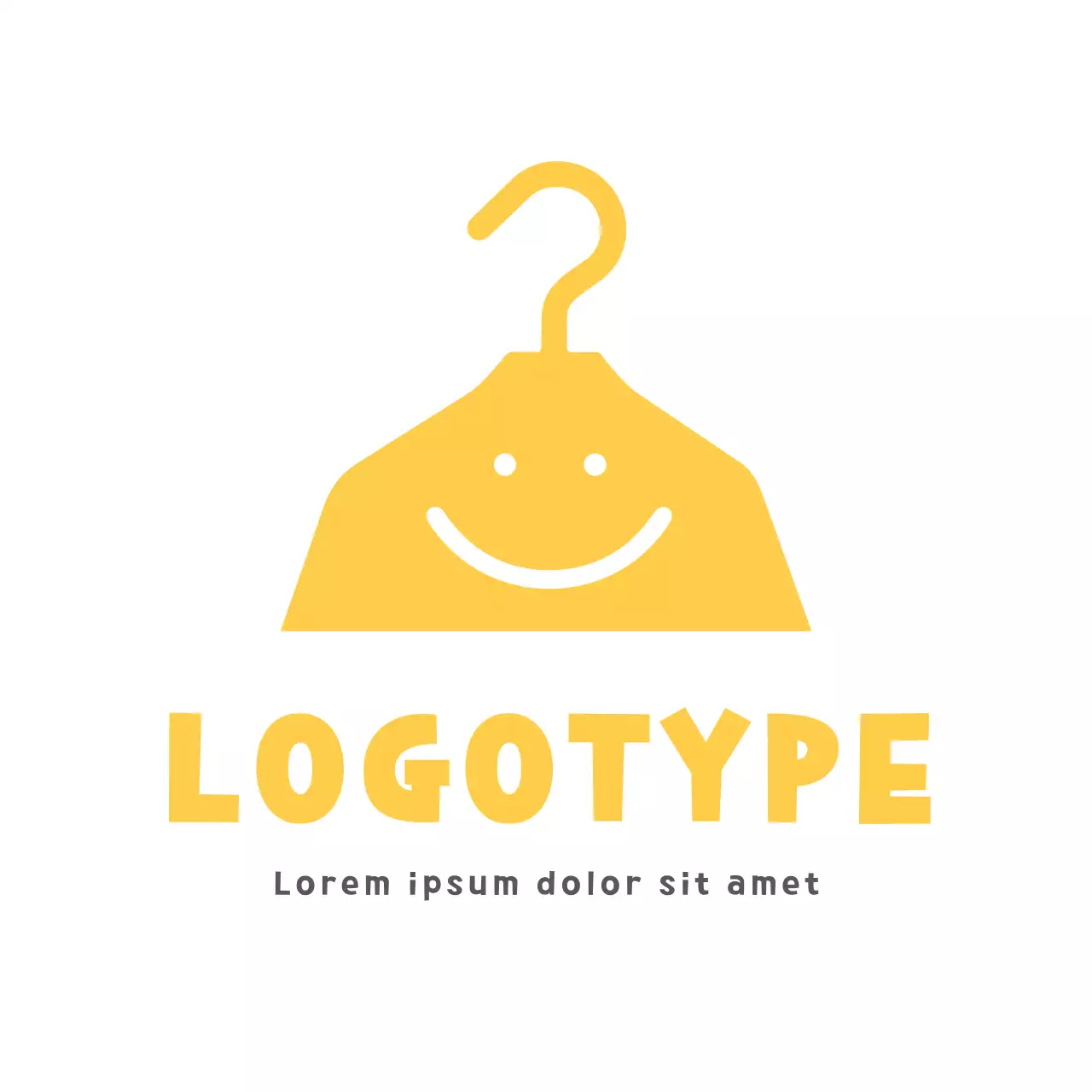 Yellow Simple Design Logo