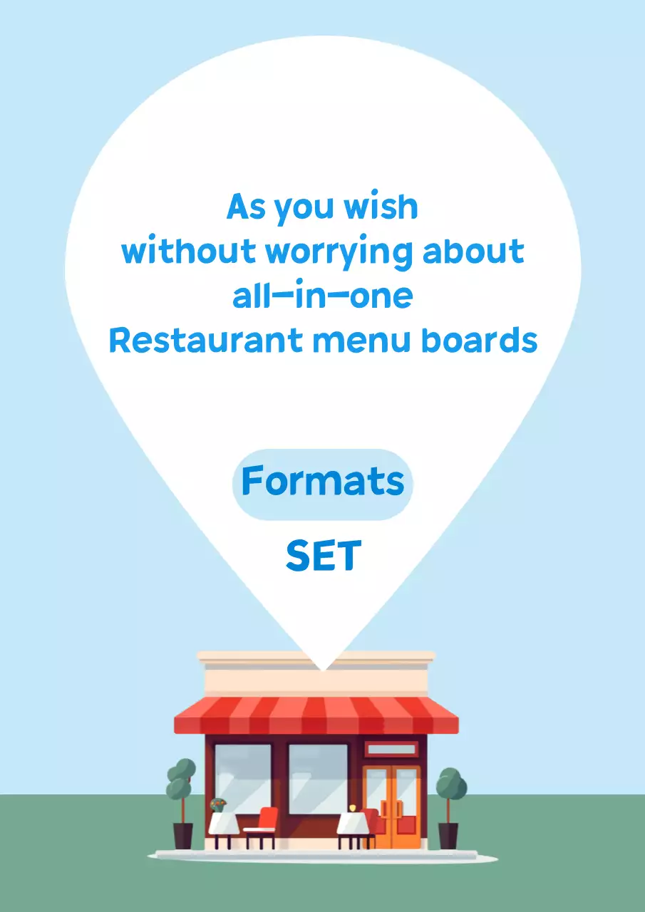 Menu Restoran Modern Beige