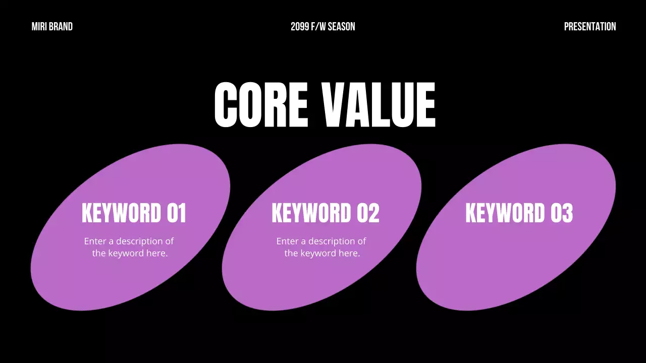 Black Modern Brand Presentation