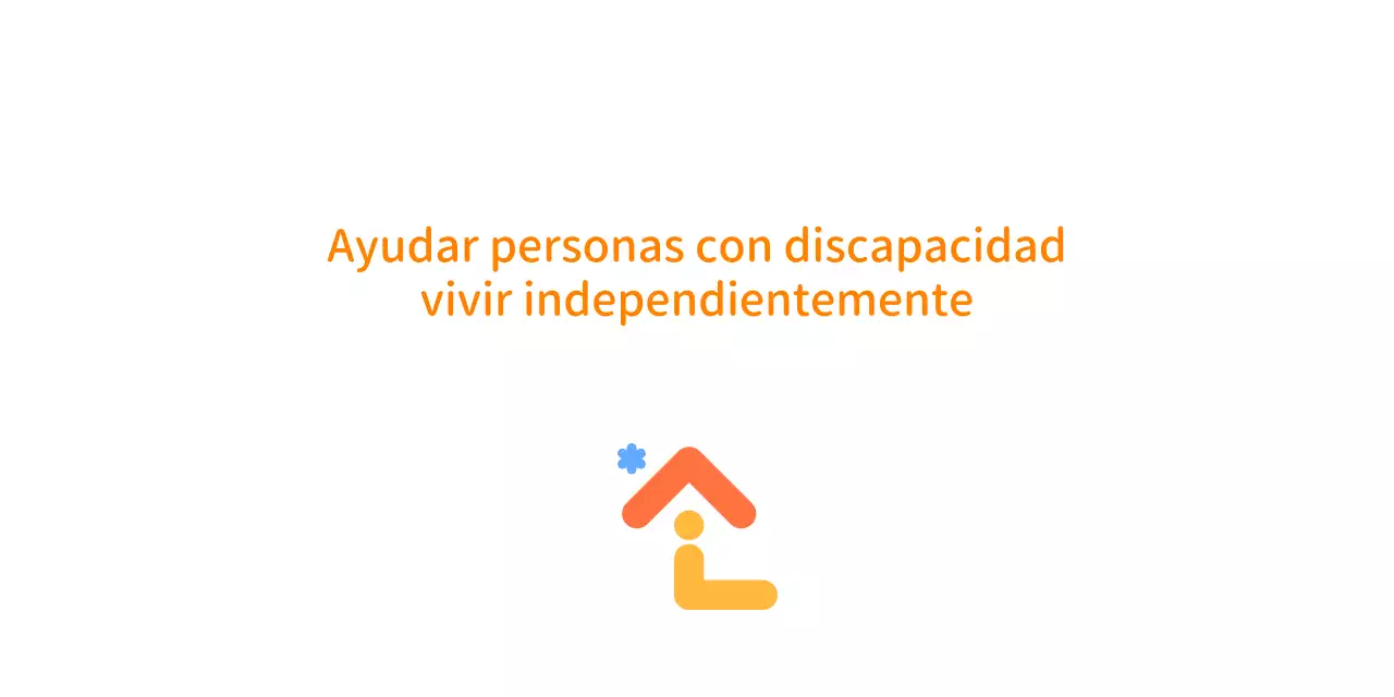 Logotipo promocional de un centro de bienestar en forma de casa