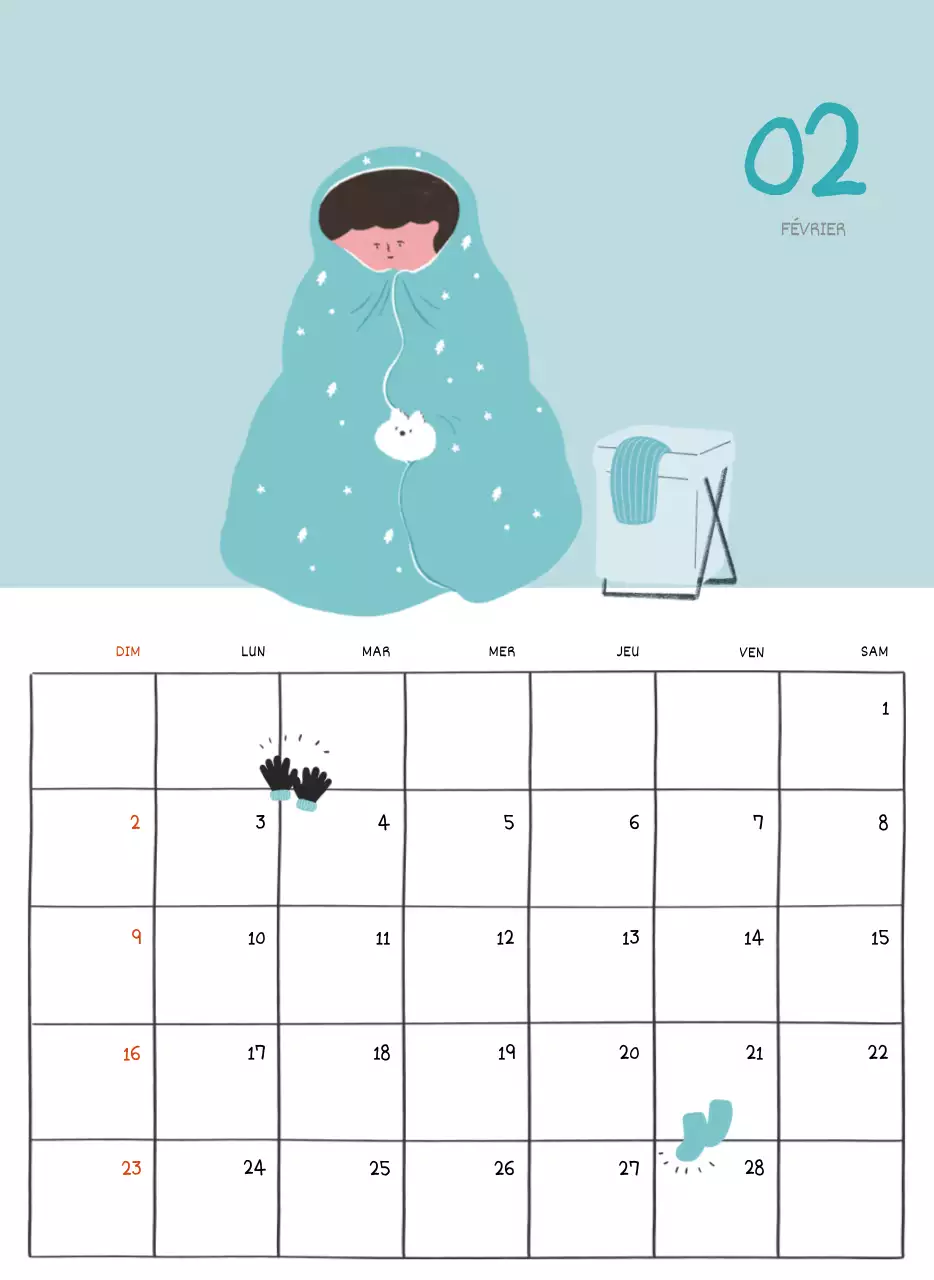 Un concept d'illustration coloré et mignon pour le quotidien