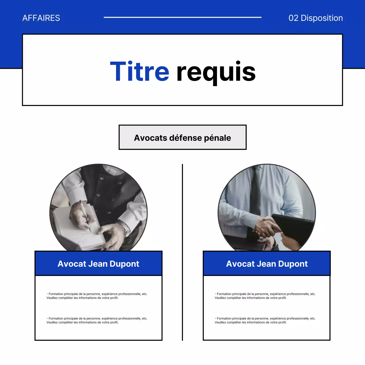Une lettre de motivation commerciale simple en bleu et gris