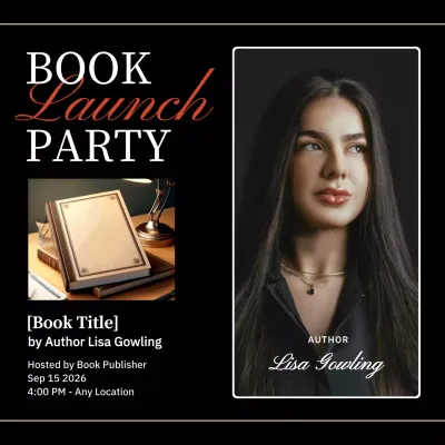 Black Classic Book Promotion Social Media Post