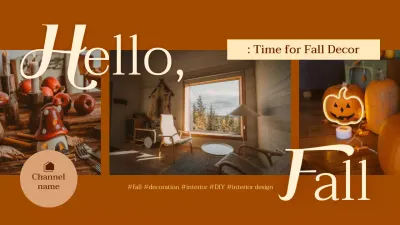 Brown Rustic Fall Promotion YouTube Thumbnail