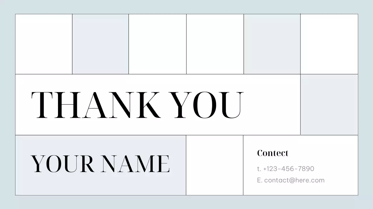 블루 미니멀 포트폴리오 문서 프레젠테이션