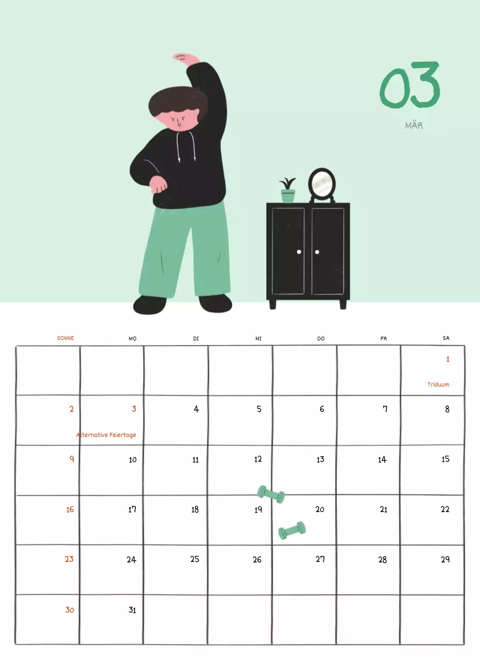 Ein buntes und niedliches Illustrationskonzept für den Alltag