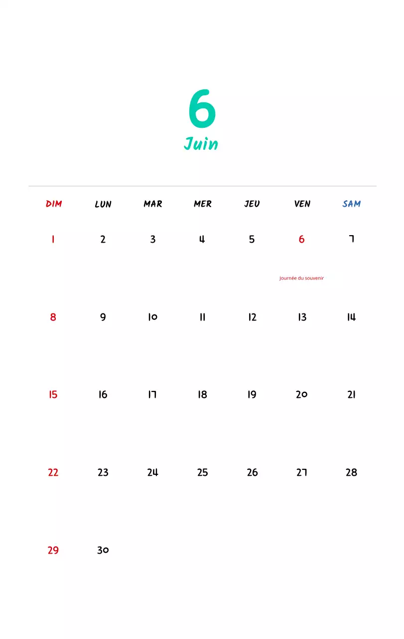 Calendrier du Nouvel An avec de jolies illustrations