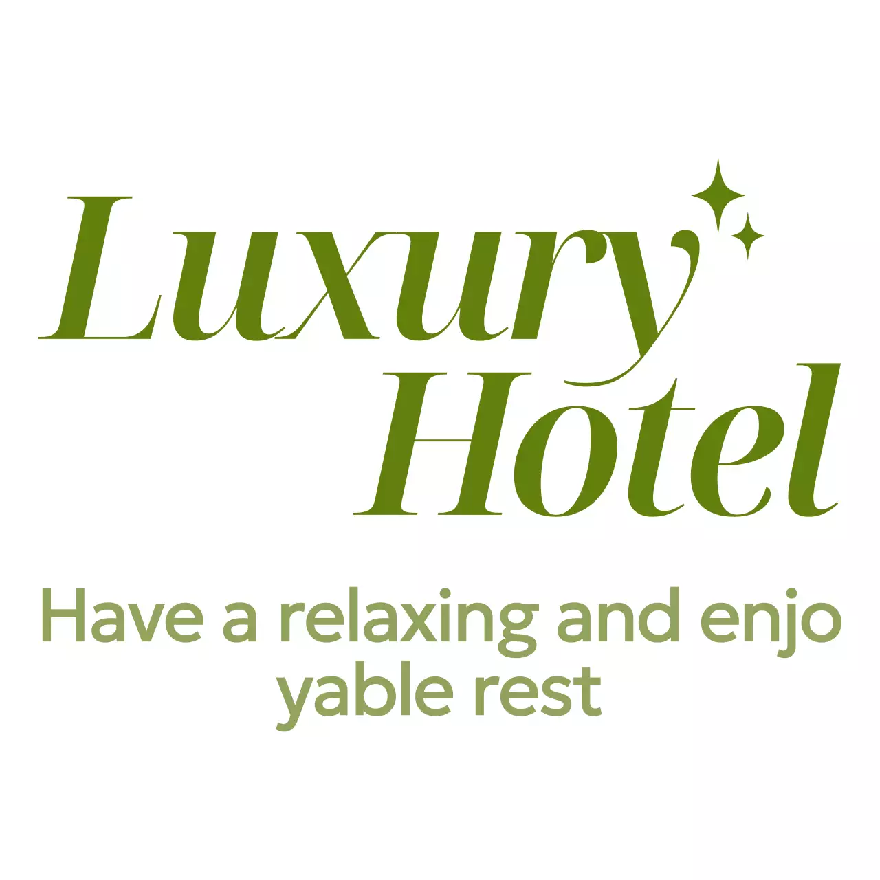 Promote your hotel with a green splash of color