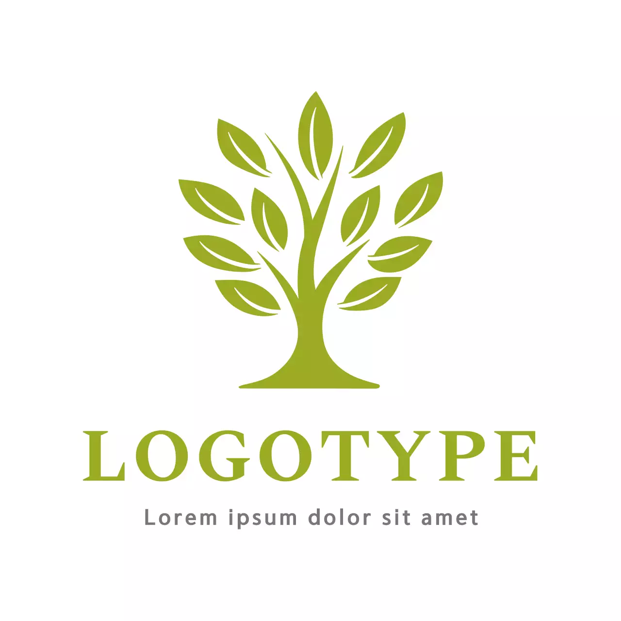 Green Minimal Design Logo