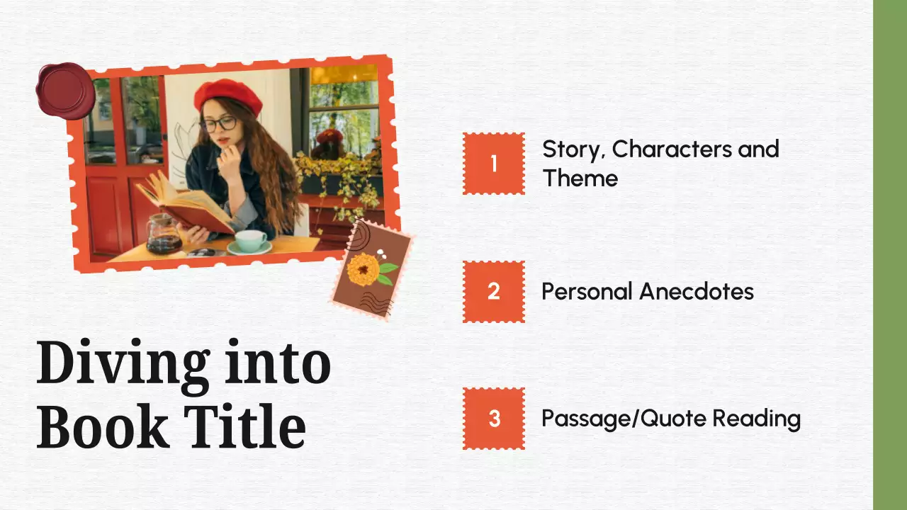 Orange Vintage Book Event Presentation