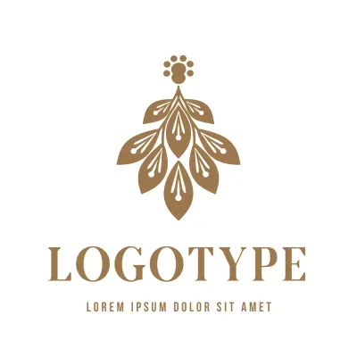 Brown Elegant Design Logo