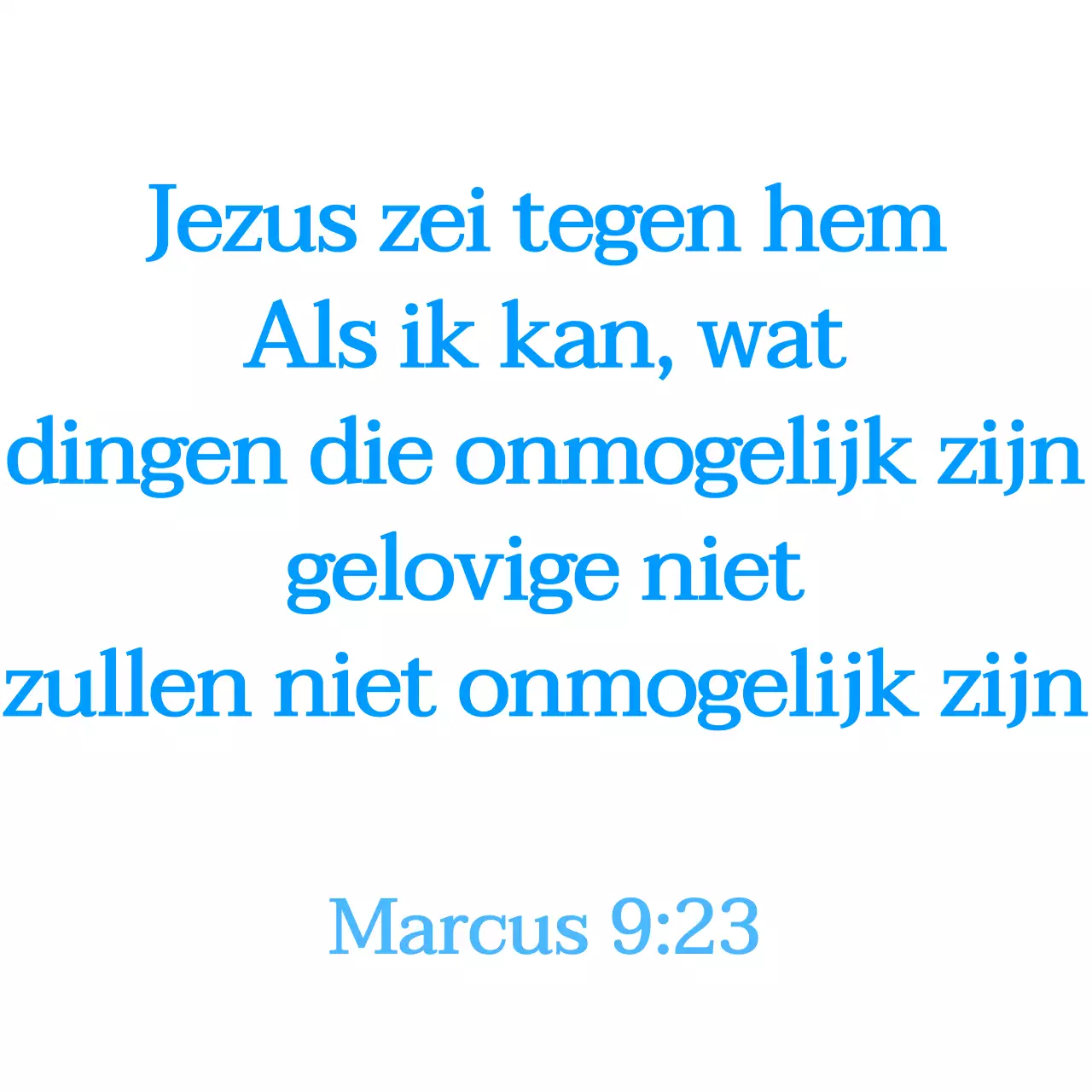 Blauw Eenvoudig Bijbelvers Quotes Kerk Promotie