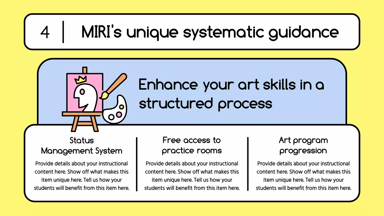 Yellow Playful Art Promotion Presentation