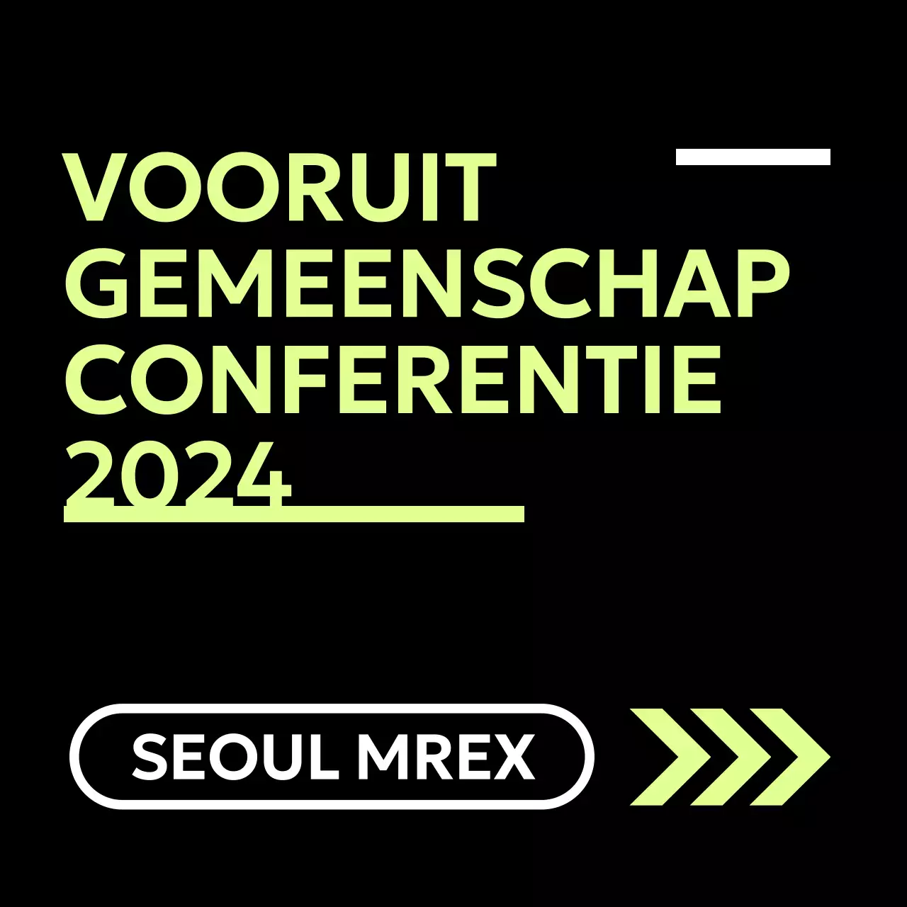 Promoot je moderne conferentie