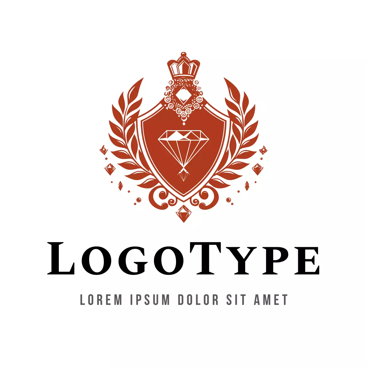 Orange Classic Design Logo