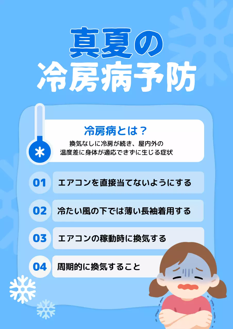 青 シンプル 健康 ポスター