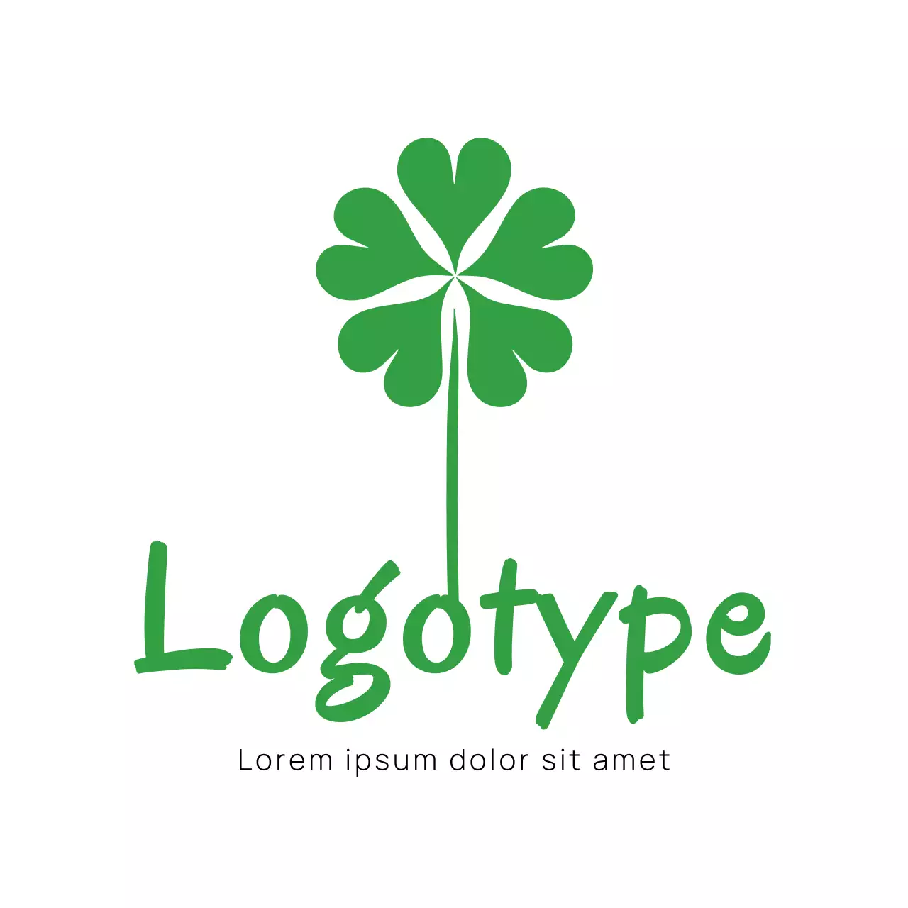 Green Minimal Design Logo