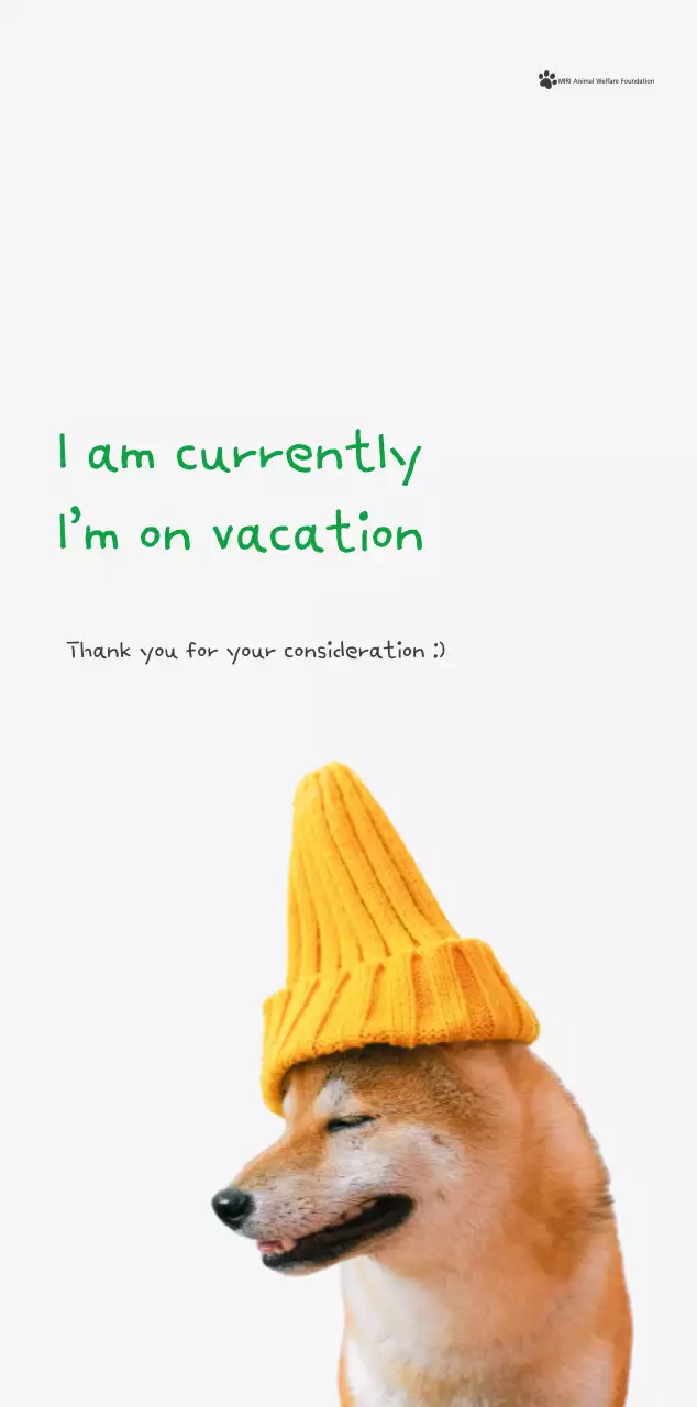 A calendar with a puppy photo and cute message in a green accent color