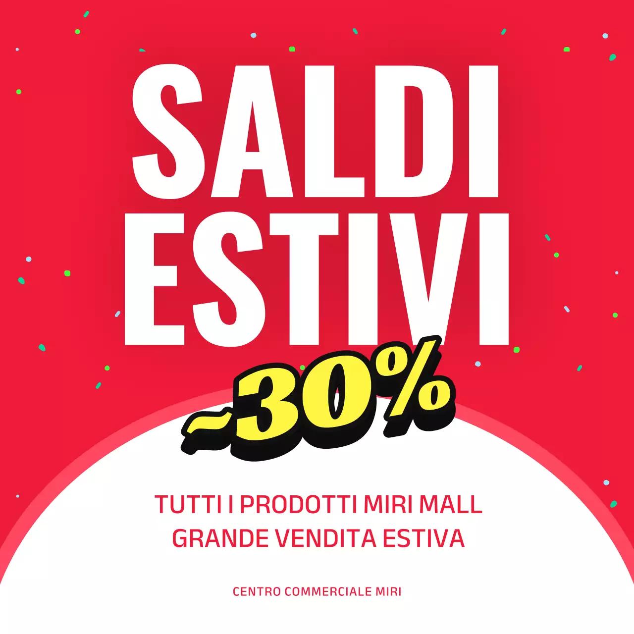 Promuovere le vendite estive con accenti rossi