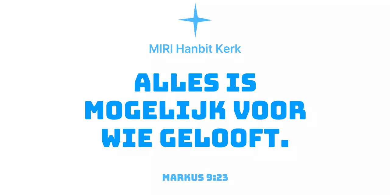 Blauw Eenvoudig Bijbelvers Quotes Kerk Promotie