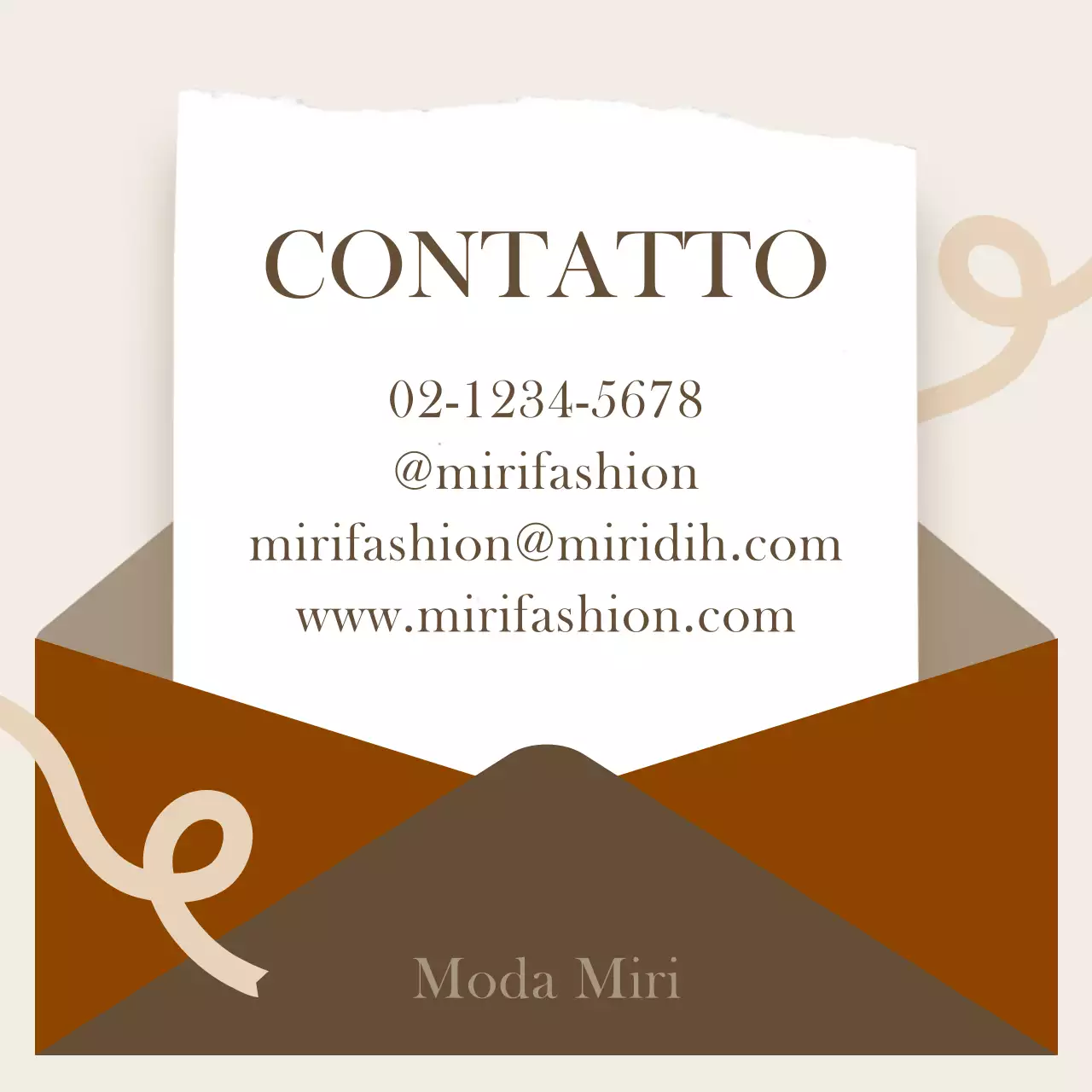 Un'introduzione ai marchi della moda moderna in beige e marrone