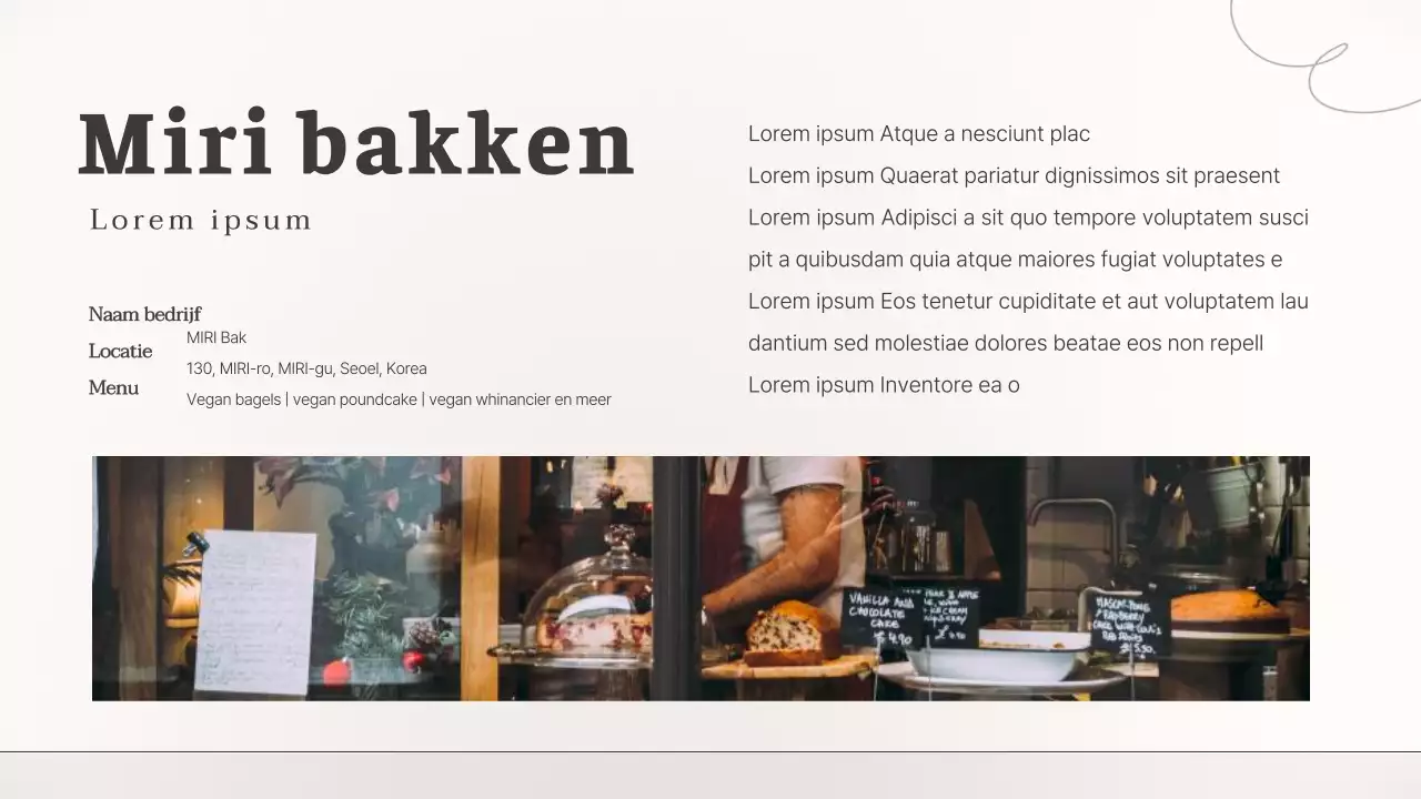 Luxe bakken in bruin en beige cursusmateriaal voor één dag