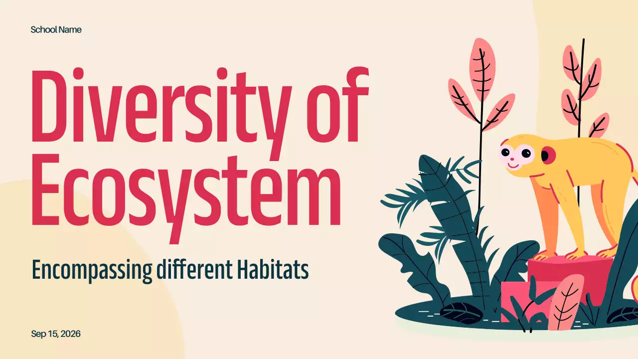 Beige Minimal Ecosystem Guide Presentation