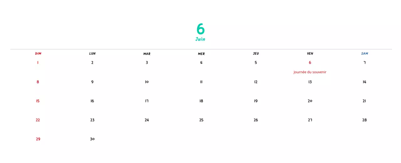 Calendrier du Nouvel An avec de jolies illustrations