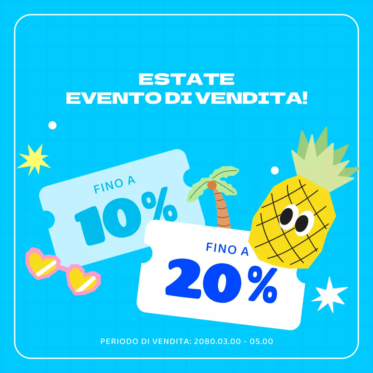 Promuovete i vostri eventi estivi in azzurro