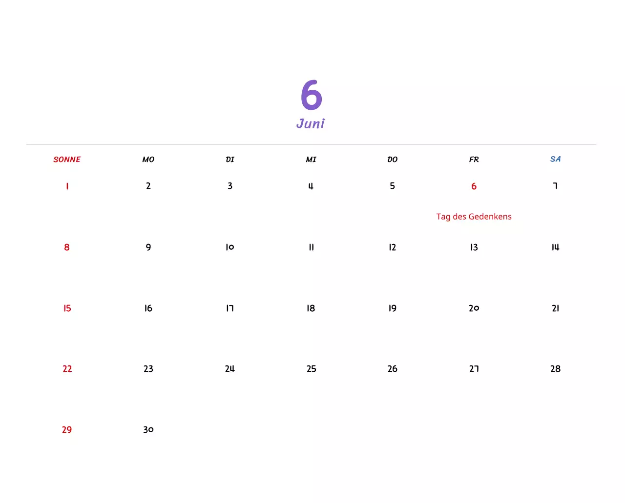 Neujahrskalender mit niedlichen Illustrationen