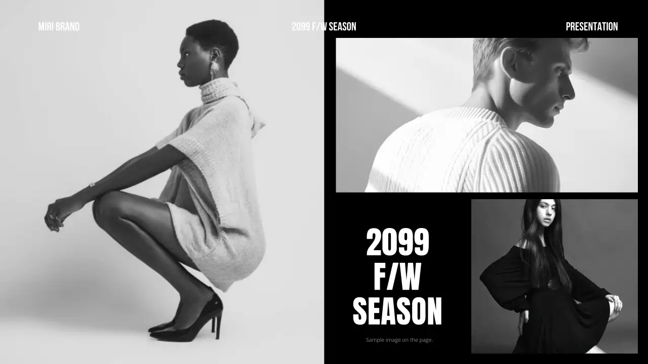 Black Modern Brand Presentation