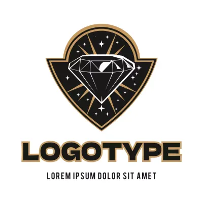 Black Elegant Design Logo