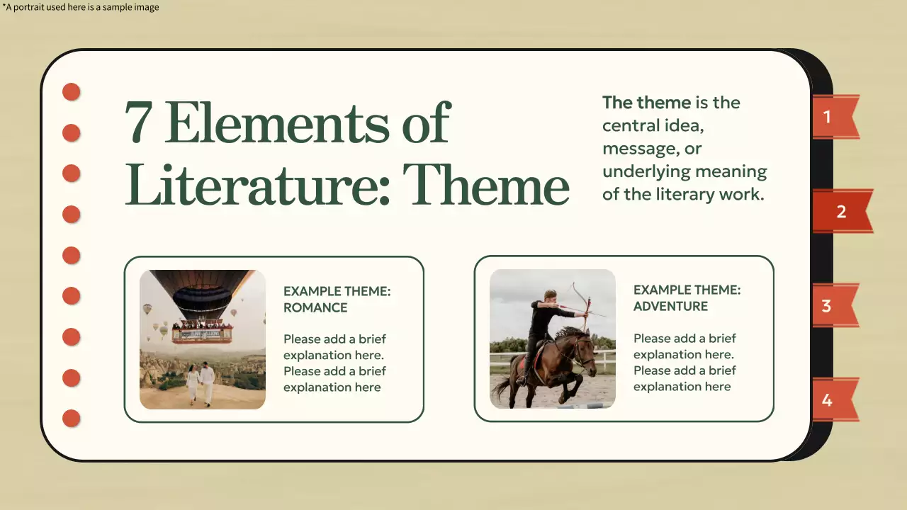 Beige Simple Literature Guide Presentation