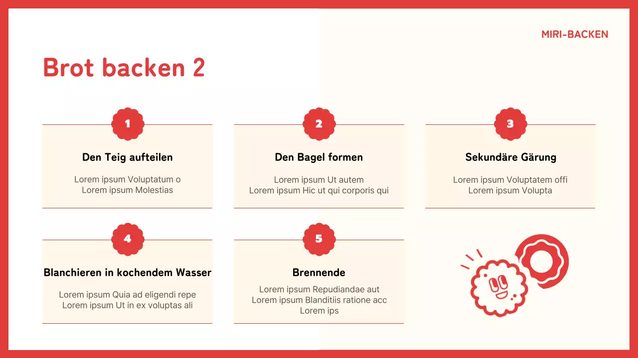 Über diesen süßen rot-gelben veganen Back-Tageskurs