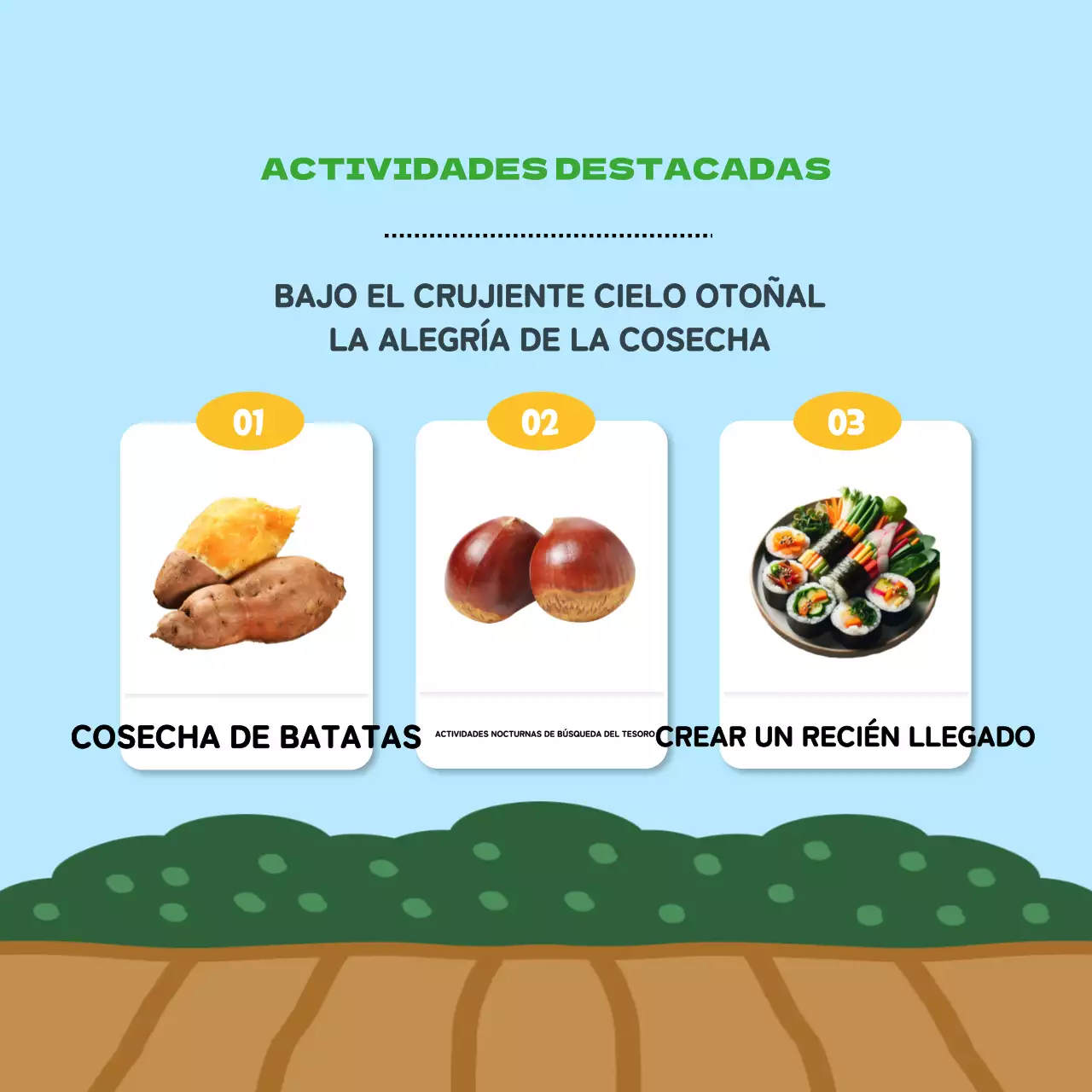 Información sobre la cosecha de los bellos azules y amarillos del otoño