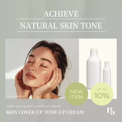 Beige Modern Skincare Promotion Instagram Post
