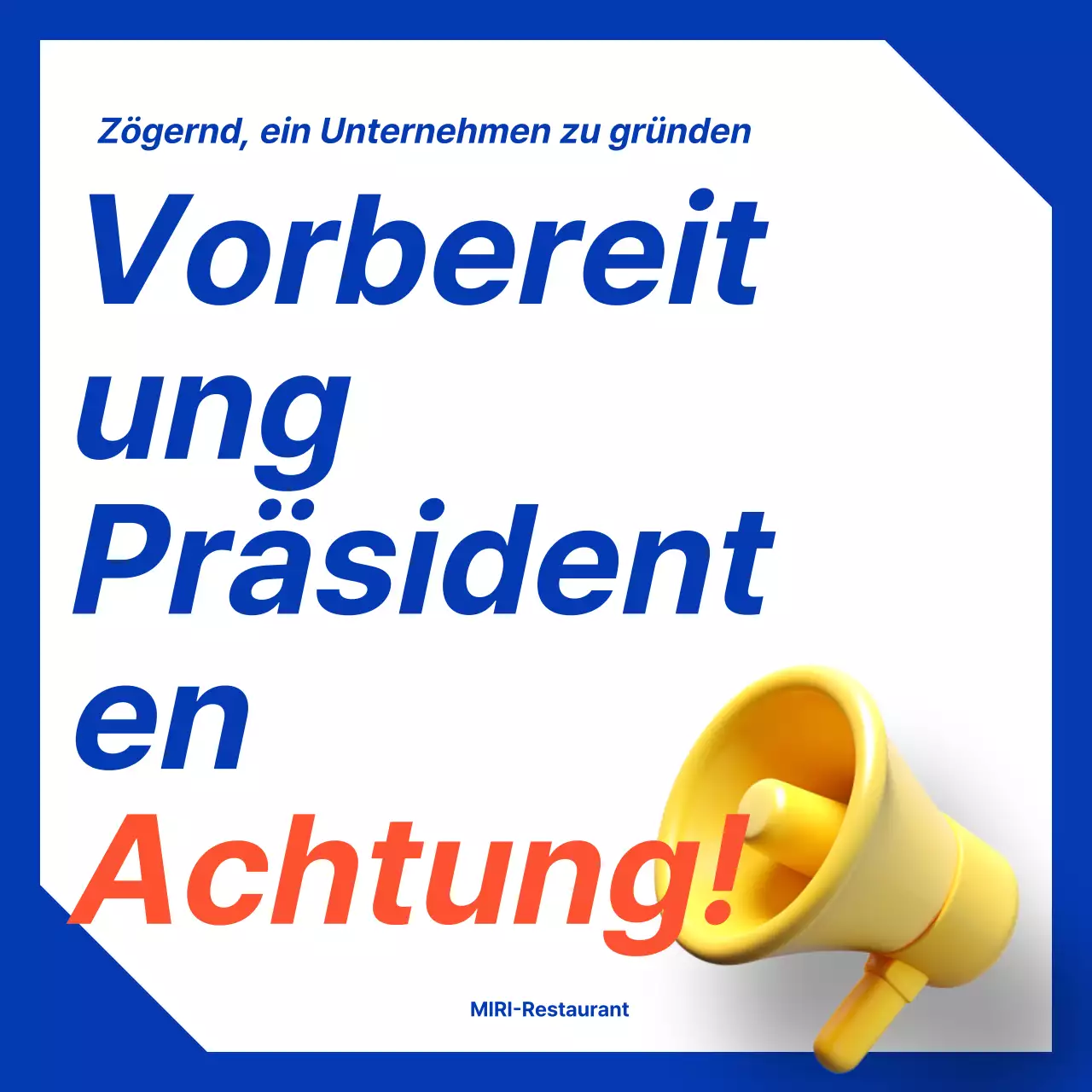 Ein sauberes blaues und orangefarbenes Franchise-Spielfeld