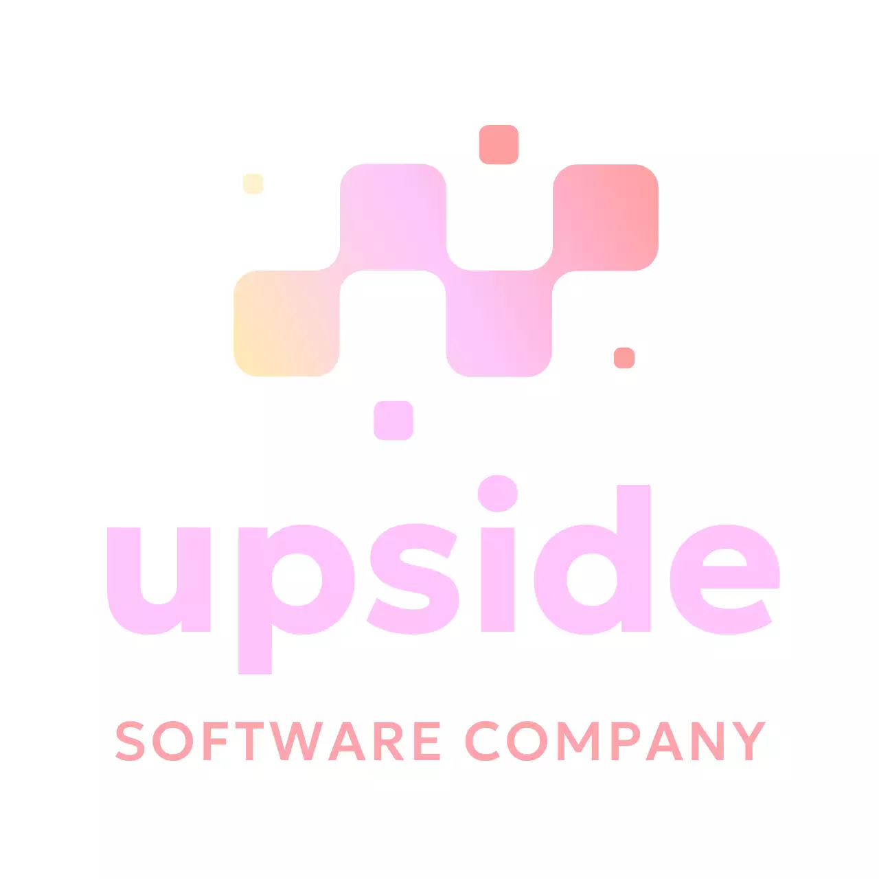 A simple corporate seminar with a gradient logo