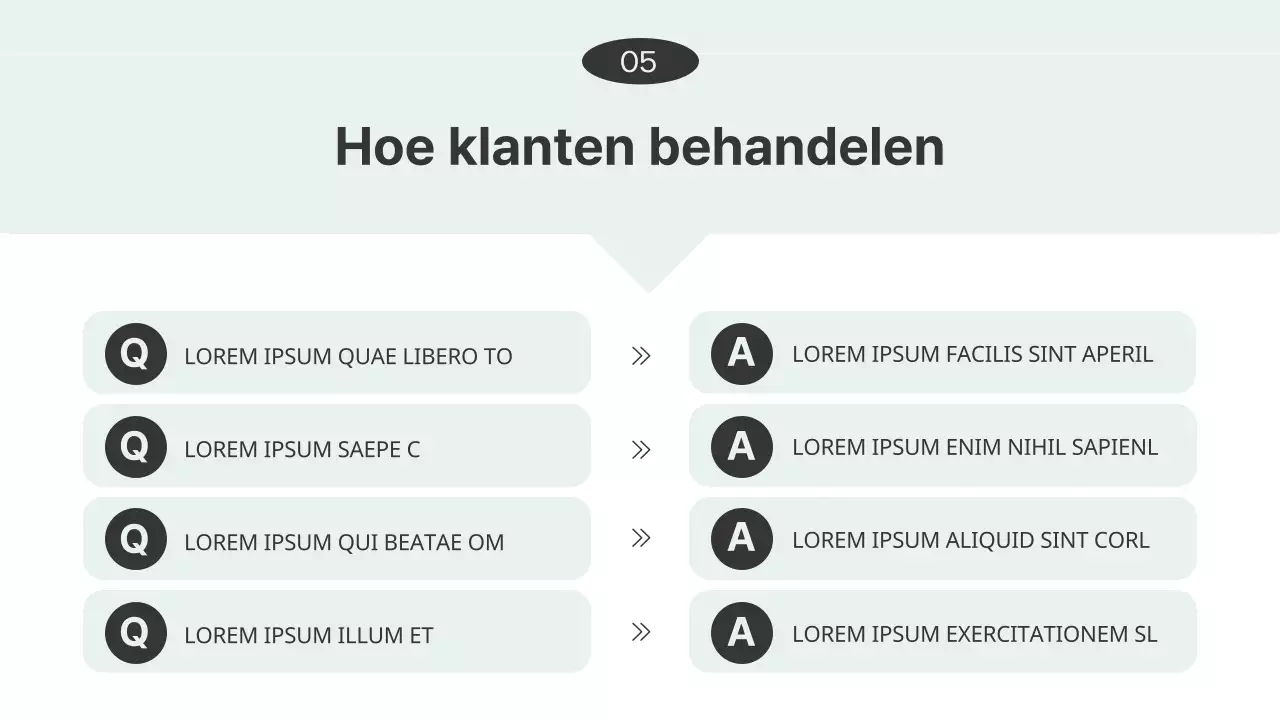 Eenvoudige winkelhandleiding in wit en Mint Training Resources