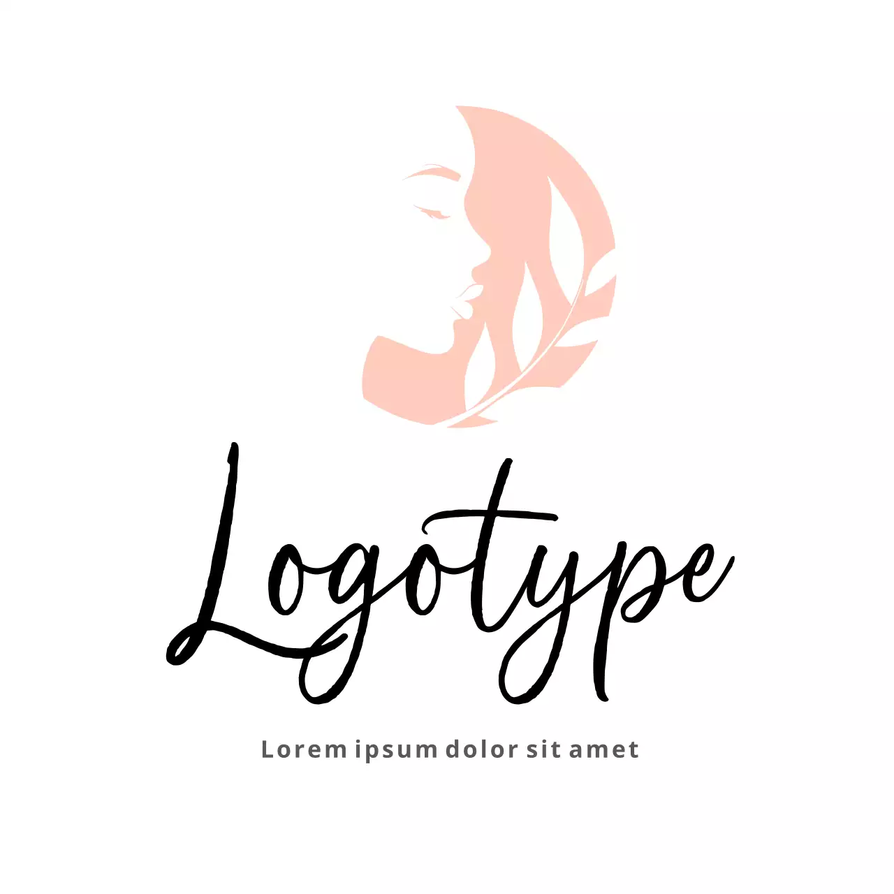 Pink Elegant Design Logo