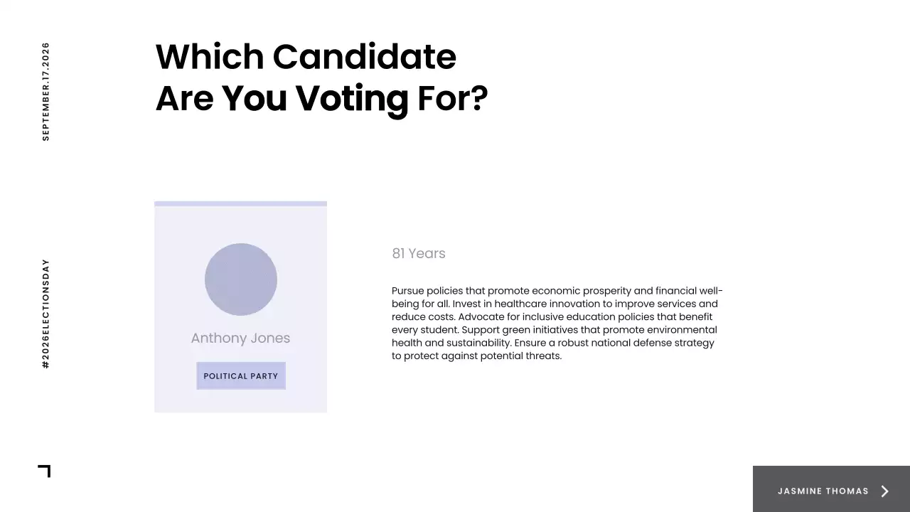 White Modern Voter Registration Guide Presentation