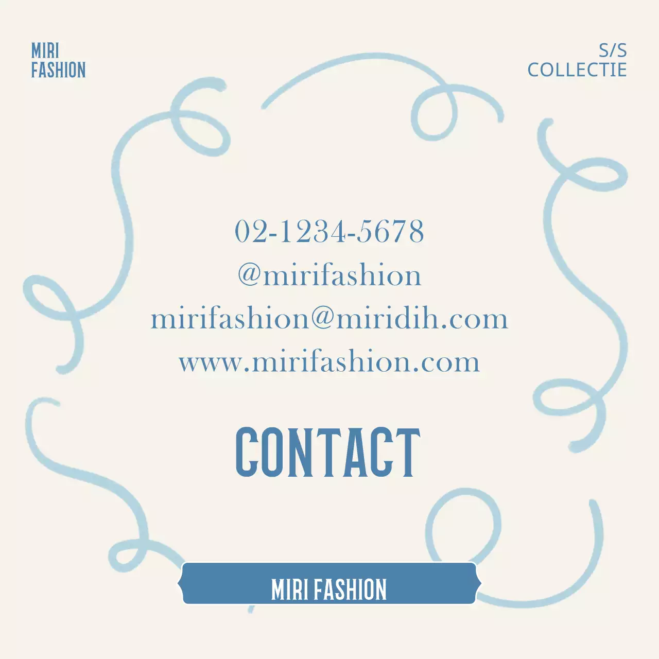 Merkklassieke accessoires in ivoor en lichtblauw