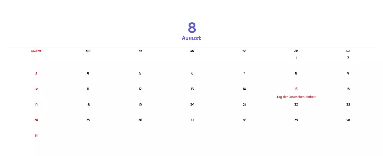 Neujahrskalender mit niedlichen Illustrationen