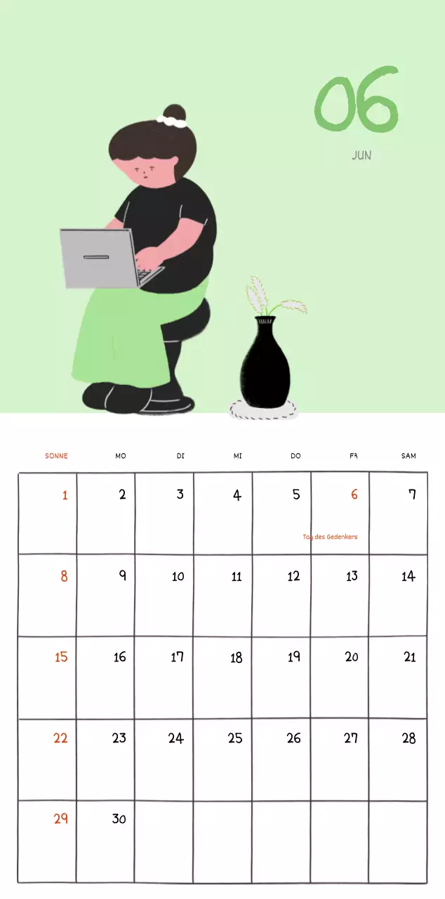 Ein buntes und niedliches Illustrationskonzept für den Alltag