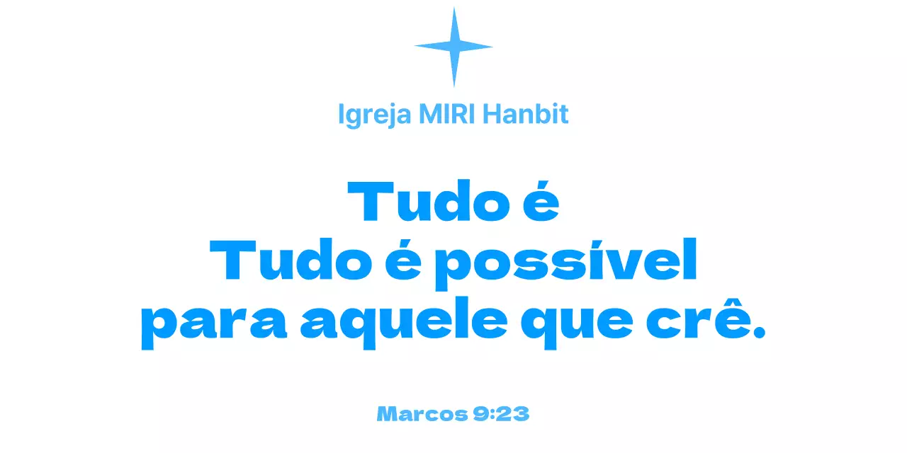 Citações de versículos bíblicos simples azuis Promoção da igreja